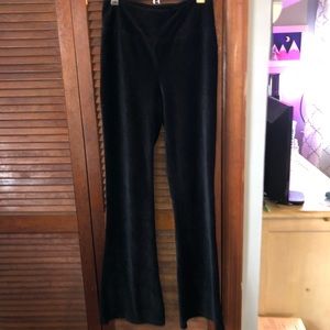 Mudd black velvet flare pants
